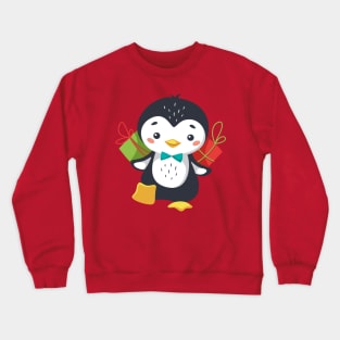 Christmas penguin Crewneck Sweatshirt